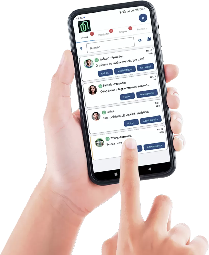 App LinkOn no celular